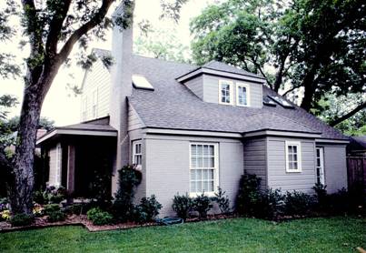 Home located near Southern Methodist University in Highland Park, Texas.