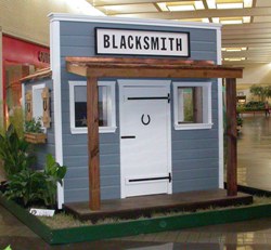 Blacksmith Shop Playhouse by Ron Siebler